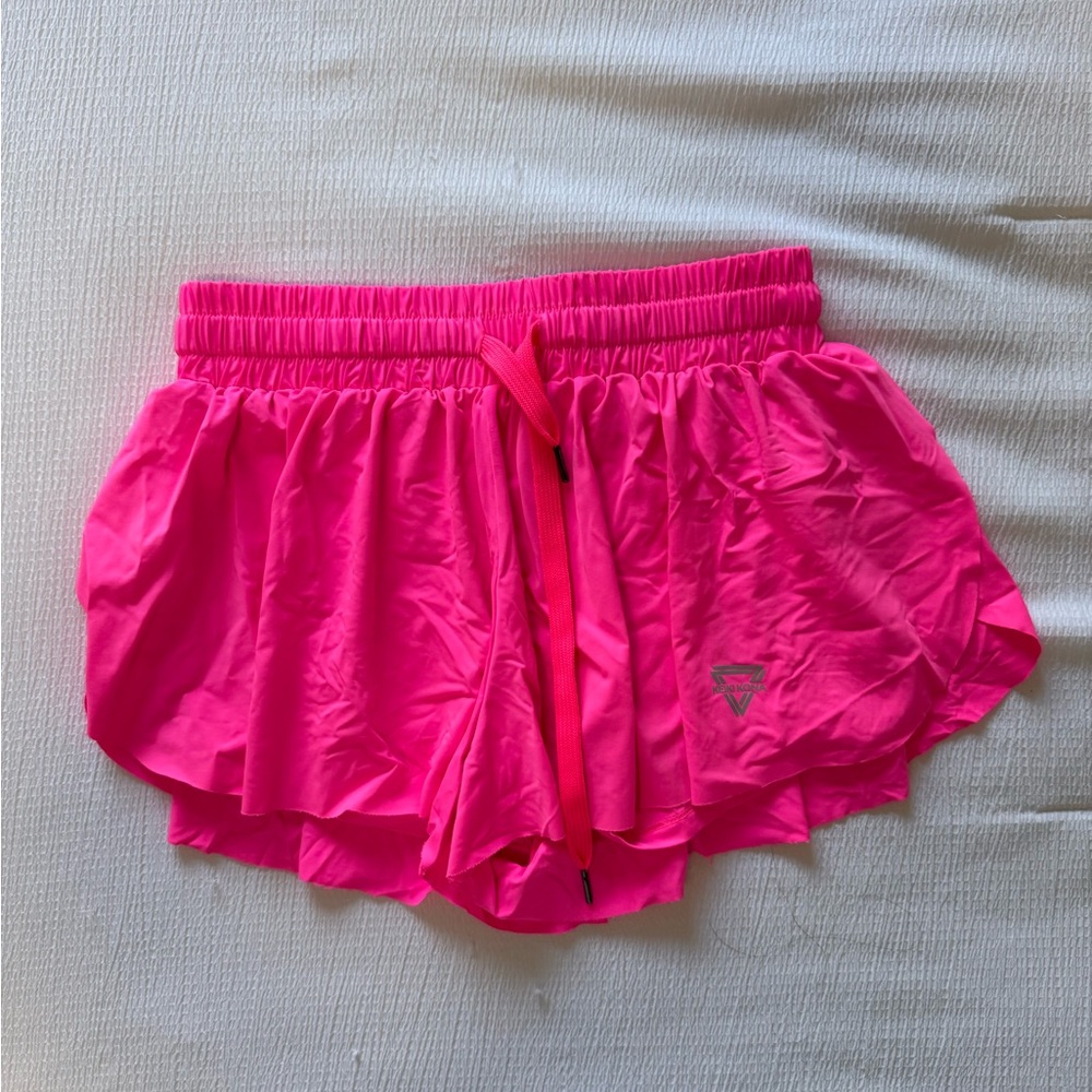 Bright Pink Athletic Shorts for Women